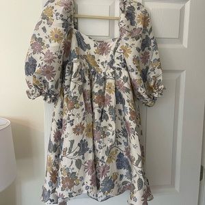 Storia Floral Puff Dress
